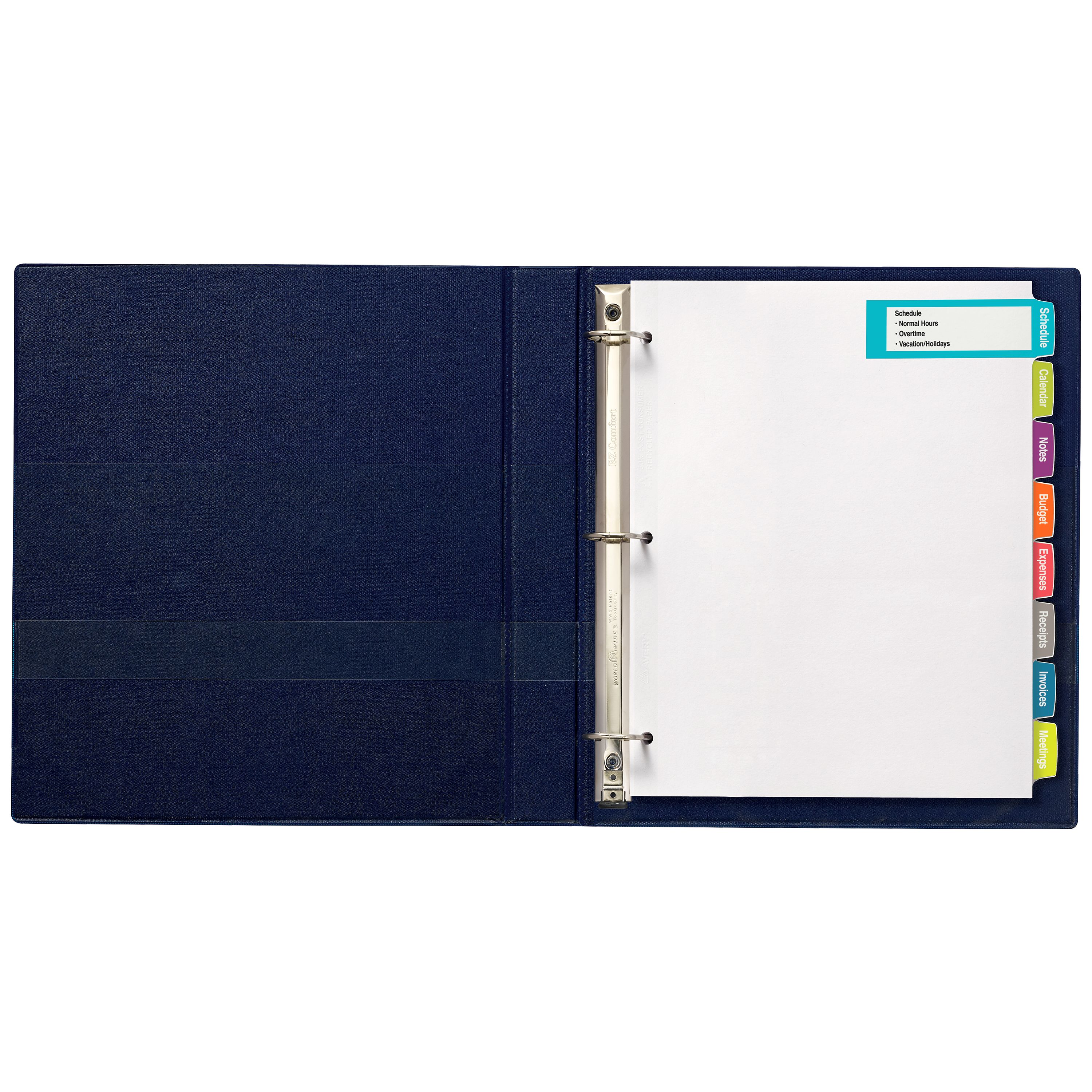 Big Tab™ Large White Label Dividers, 8-Tab Sets 14441 | Avery